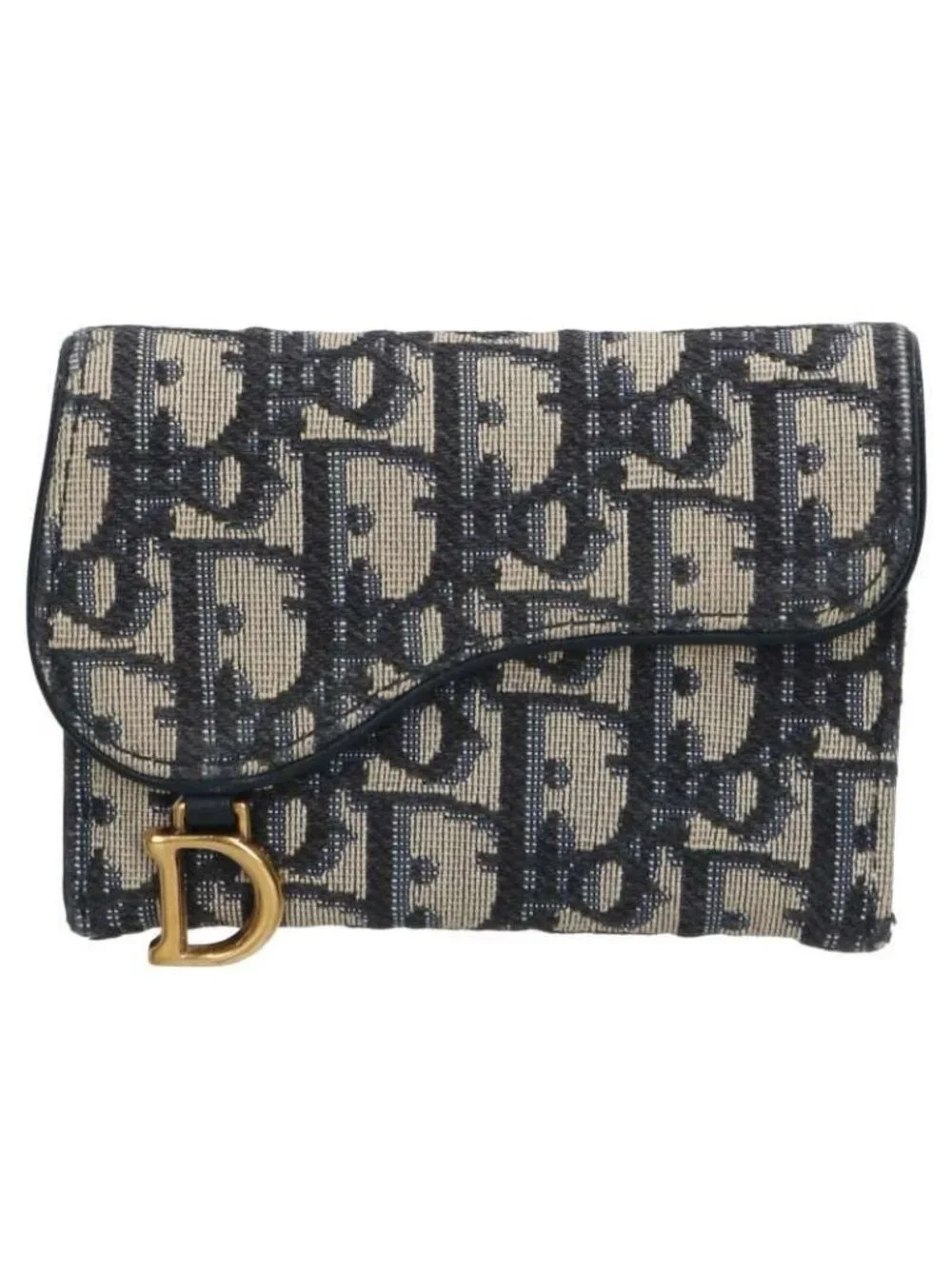 Dior Oblique Saddle Card Case